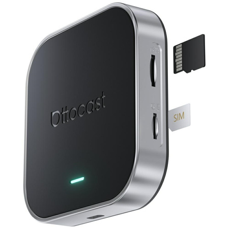 Adapter samochodowy Ottocast PCS55-T OttoAibox E2 Android Multimedia Box czarny
