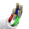 Baseus Glimmer Series kabel do szybkiego ładowania USB-C - Lightning 480Mb/s PD 20W 1m biały