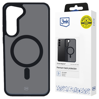 3MK CASE DO SAMSUNG GALAXY S23 5G SMOKE MAGCASE Z OCHRONA EKRANU I SOCZEWKI