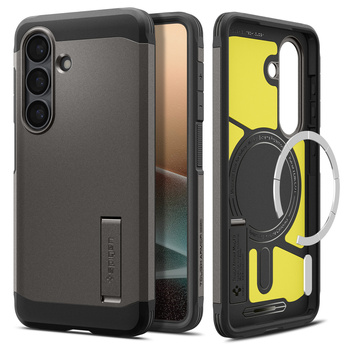 Spigen Tough Armor MagSafe, gunmetal - Samsung Galaxy S26