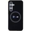 Etui BMW M Silicone Printed Ring MagSafe na Samsung Galaxy S24 - czarne