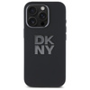 DKNY CASE DO IPHONE 16 PRO MAX 6.9 HARDCASE LIQUID SILICONE Z LOGO METALOWE