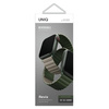 UNIQ pasek Revix Apple Watch Series1/2/3/4/5/6/7/8/9/SE/SE2/Ultra/Ultra 2 42/44/45/49mm. Reversible Magnetic zielony-ciemnoszary/green-taupe