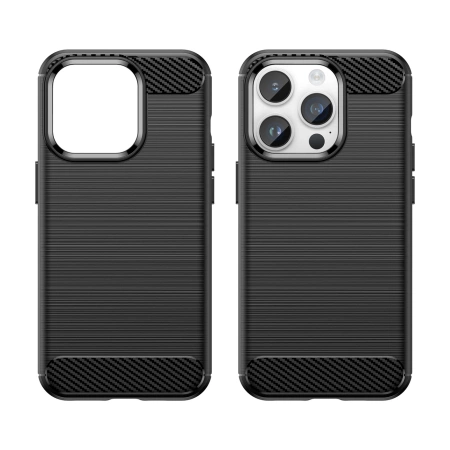 HURTEL CARBON CASE ETUI DO IPHONE 14 PRO MAX ELASTYCZNY POKROWIEC OCHRONNY