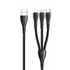 MCDODO KABEL USB 3W1 SZYBKIE ŁADOWANIE USB-C LIGHTNING MICRO USB QC 3.0 1M