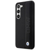 Etui BMW BMHCS23S22RDPK S23 S911 - czarne Leather Textured & Stripe