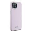 DKNY ETUI HARDCASE DO IPHONE 15 14 13 DO MAGSAFE LIQUID SILICONE LOGO METAL