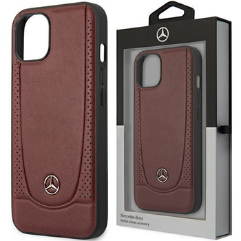 Mercedes MEHCP15LARMRE iPhone 15 Pro 6.1" czerwony/red hardcase Leather Urban Bengale