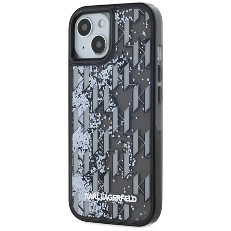 KARL LAGERFELD ETUI LIQUIDE GLITTER MONOGRAM GRADIENT DO IPHONE 15 OCHRONNE