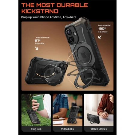 SUPCASE ETUI UB GRIP MAG DO IPHONE 17 OCHRONA MAGSAFE I ZWIĘKSZONA