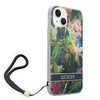 Guess GUOHCP14MHFLSB iPhone 14 Plus 6,7" niebieski/blue hardcase Flower Strap
