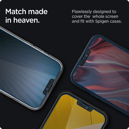 SPIGEN SZKŁO HARTOWANE GLAS.TR SLIM DO IPHONE 13 PRO MAX 14 PLUS WZMOCNIONE