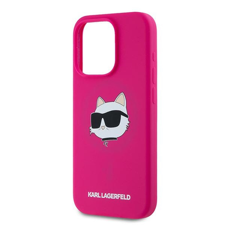 KARL LAGERFELD CASE SILIKON DO IPHONE 15 PRO MAX 6.7 CHOUPETTE HEAD