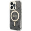 Etui Guess 4G MagSafe na iPhone 14 Pro - czarne