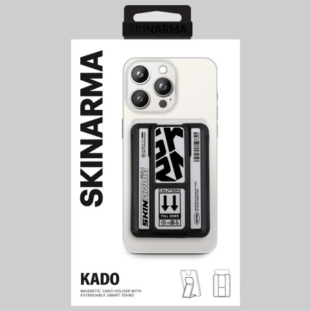 SKINARMA PORTFEL SKÓRZANY DO IPHONE 12 13 14 15 Z MAGNETYCZNYM ZAMKNIĘCIEM