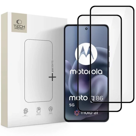 TECH-PROTECT SZKŁO HARTOWANE GLASS FIT+ 2-PACK DO MOTOROLA MOTO G86 5G G86
