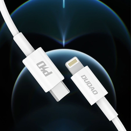 DUDAO KABEL DO LIGHTNING USB-C 1M 20W PD DO IPHONE 12 13 14 15 SZYBKO