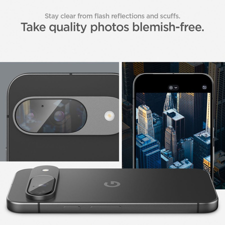 SPIGEN OSŁONA APARATU OPTIK.TR EZ FIT DO GOOGLE PIXEL 9 2-PACK OCHRONA