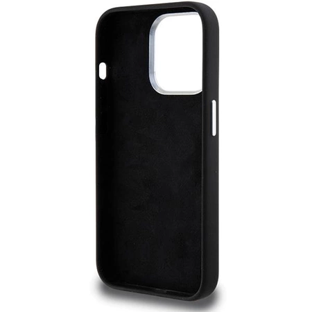 Etui BMW Signature Liquid Silicone MagSafe na iPhone 15 Pro Max - czarne