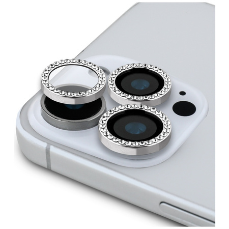 GUESS ZESTAW SZKŁA OCHRONNEGO 2W1 NA EKRAN I OBIEKTYW DO IPHONE 16 PRO MAX