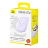 Powerbank Baseus EnerFill FM11 Ultra-Mini 10000mAh 22,5W indukcyjny kompatybilny z MagSafe z białym kablem Basus Simple USB-C 20V/3A 0,3m - fioletowy
