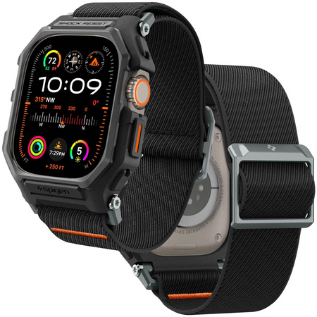SPIGEN LITE FIT PRO ETUI DO APPLE WATCH ULTRA 1 2 49 MM MATTE BLACK OCHRONA