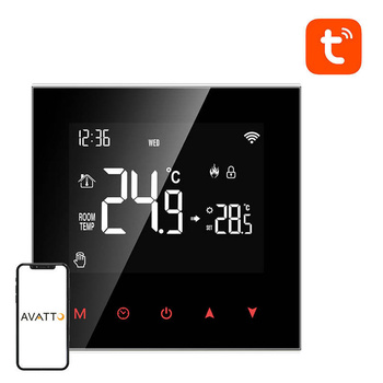 AVATTO TERMOSTAT DO PODGRZEWACZA WODY WiFi TUYA 3A INTELIGENTNE STEROWANIE