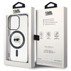 KARL LAGERFELD ETUI HARDCASE DO IPHONE 15 PRO 6.1 DO MAGSAFE PRZEZROCZYSTE