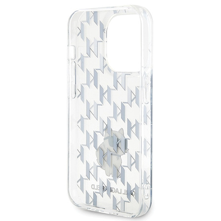 KARL LAGERFELD ETUI CASE DO IPHONE 15 PRO 6,1 HARDCASE MONOGRAM CHOUPETTE