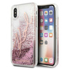 Karl Lagerfeld KLHCPXTRKSRG iPhone X/Xs różowo-złoty/rose gold Glitter Signature