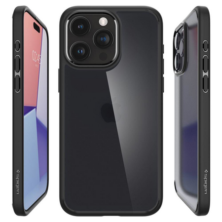 SPIGEN ULTRA HYBRID IPHONE 15 PRO FROST BLACK