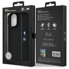 BMW ETUI HARDCASE DO IPHONE 16 6.1 DO MAGSAFE SILIKONOWE HEXAGON BLUE LINE