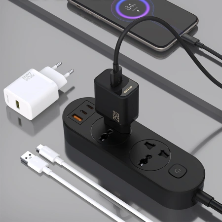 DUDAO ŁADOWARKA GAŃ 25W USB-A DO TELEFONÓW IPHONE GALAXY SZYBKIE ŁADOWANIE