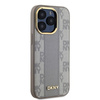 DKNY ETUI HARDCASE LEATHER CHECKERED MONO DO IPHONE 15 PRO MAX 6.7