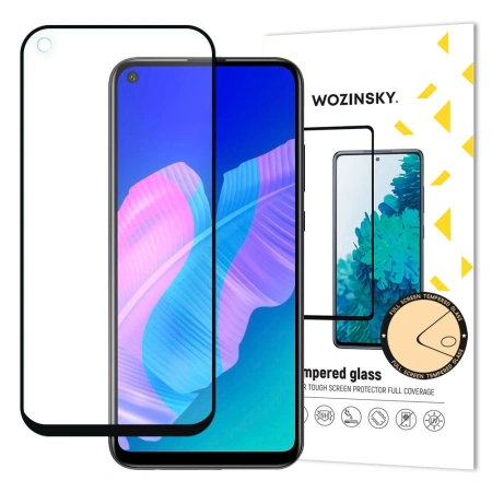 WOZINSKY SZKŁO HARTOWANE FULL GLUE DO OPPo A15s A15 Z RAMKĄ OCHRONA EKRANU