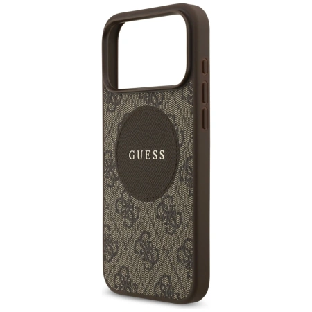 GUESS ETUI 4G CIRCLE CLASSIC LOGO DO IPHONE 17 PRO MAX Z MAGNETYCZNYM