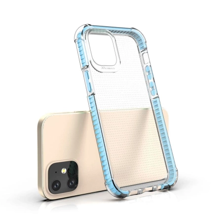 HURTEL SPRING ARMOR PANCERNE ETUI ŻELOWE DO IPHONE 12 MINI Z KOLOROWĄ RAMKĄ
