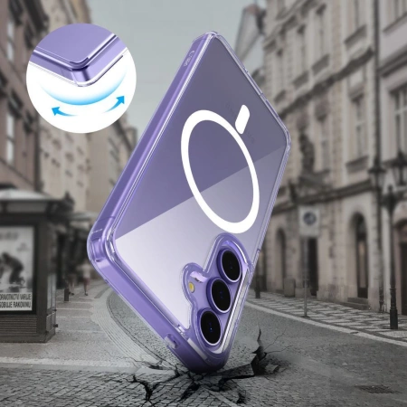 Etui Tech-Protect FlexAir Hybrid MagSafe na Samsung Galaxy A17 4G / 5G - przezroczyste