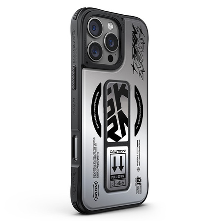Skinarma etui Kira Kobai iPhone 16 Pro   Max 6.9 Magnetic Charging Grip Stand chrome