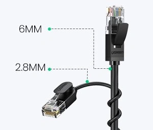 UGREEN KABEL SIECIOWY RJ45 CAT 6A 10M DO ETHERNET 10GB/S PRZEJŚCIÓWKA UTP