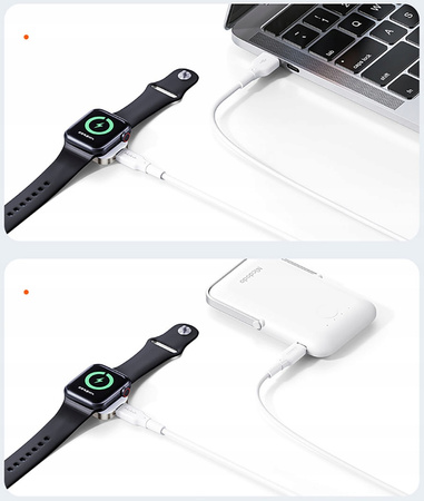 £adowarka indukcyjna, do zegarków Apple Watch 5 6 7 8, bia³a Mcdodo