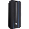 Etui BMW BMBKP14L22RVSK na iPhone 14 Pro - czarne bookcase Leather Stamp Blue Lines