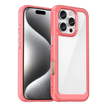 HURTEL ETUI POKROWIEC Z ŻELOWĄ RAMKĄ DO IPHONE 16 PRO OUTER SPACE Z OCHRONĄ