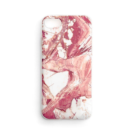 Wozinsky Marble żelowe etui pokrowiec marmur Samsung Galaxy A73 różowy