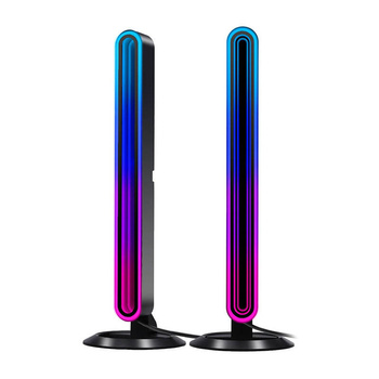 BLITZWOLF LAMPA LED NA BIURKO DO PC RGB 2 X 5W ZMIENNE KOLORY