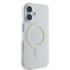 GUESS POKROWIEC HARDCASE IML GLITTER CIRCLE DO IPHONE 16 6.1 Z DO MAGSAFE