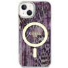 Etui Guess GUHMP14SHLEOPWP na iPhone 14 - różowe Leopard MagSafe