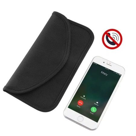 HURTEL ETUI FARADAY DO KLUCZY SAMOCHODOWYCH BLOKUJĄCE FALE RADIOWE 20X11 CM