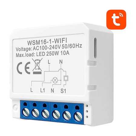 AVATTO PRZEŁĄCZNIK WIFI DO TUYA STEROWANIE ZDALNE Z APLIKACJĄ DO SMART HOME