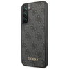 Etui Guess GUHCS23SG4GFGR S23 S911 - szare hardcase 4G Metal Gold Logo